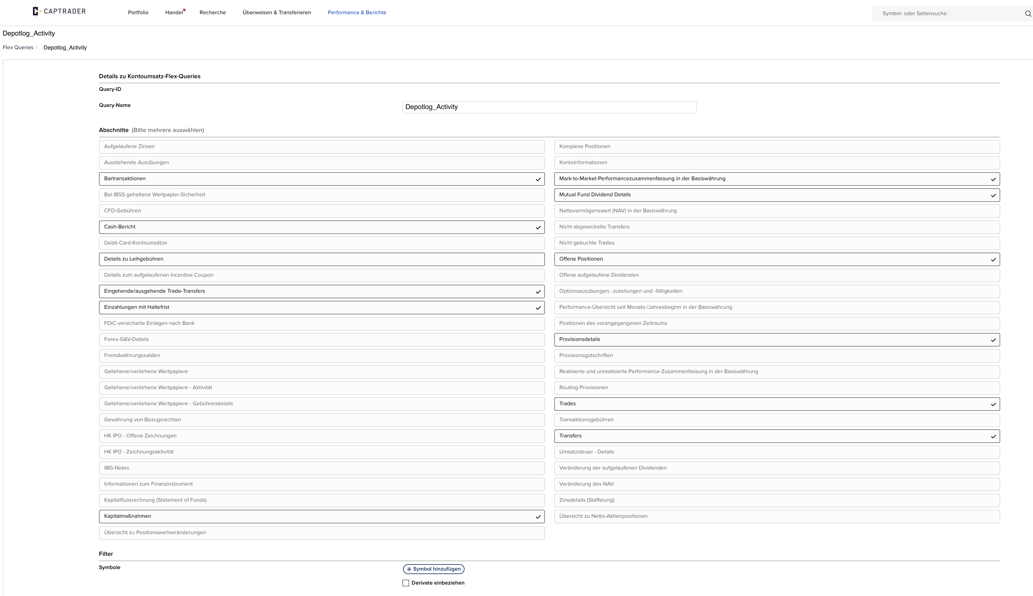 04 activity query sections