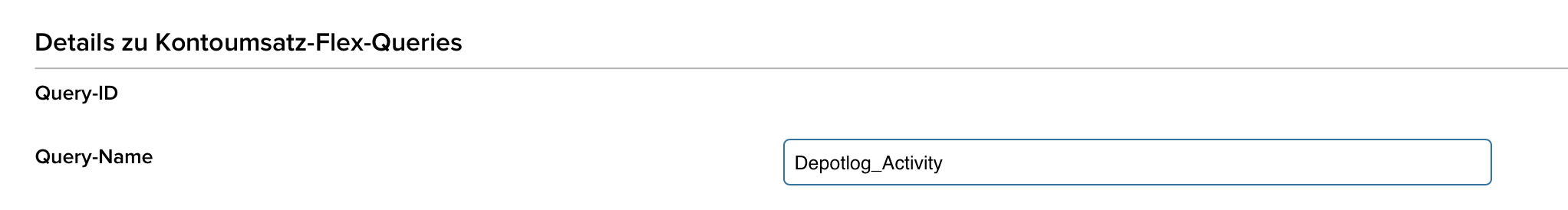06 activity query id